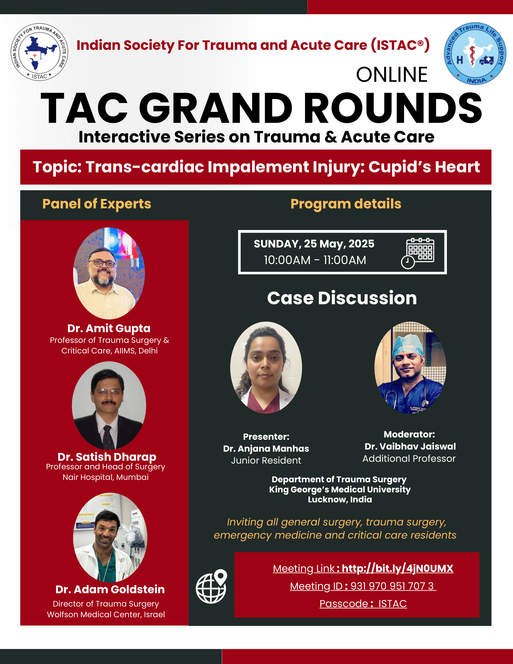 TAC GRAND ROUNDS-Interactive Series on Trauma & Acute Care