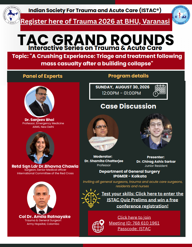 A Crushing Experience: Triage and treatment following mass casualty after a builiding collapse