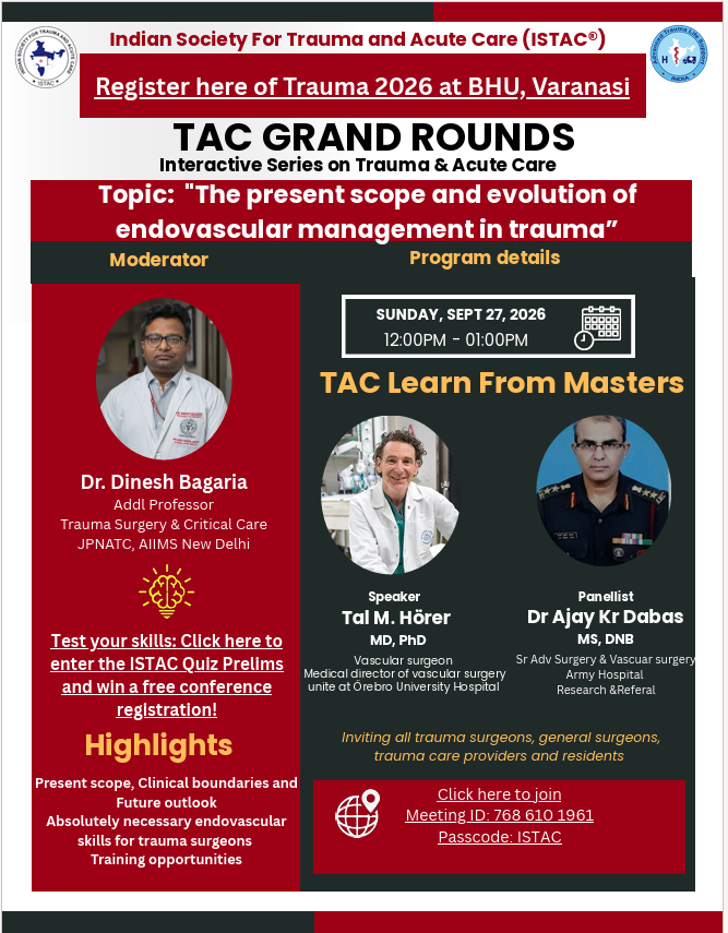The present scope and evolution of endovascular management in trauma