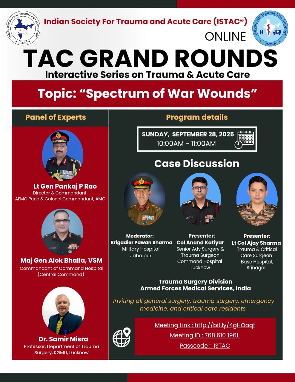 Spectrum of War Wounds